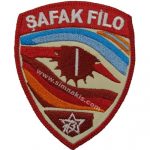 Şafak Filo Embroidery Patch - 8x9 cm
