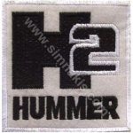 Hummer H2 Embroidery Patch Emblem 7x7 cm