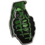 Hand Grenade Embroidery Patch 9x5.5 cm