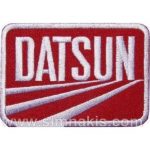 Datsun Automotive Logo Embroidery Patch Badge 7x5 cm