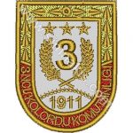 3rd Army Command Embroidered Patch - 7x5.5 cm