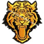 Lion Head Embroidery Patch Set 2 Pieces