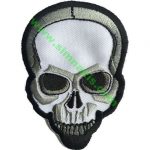 Skull Embroidery Patch 8x5.5 cm