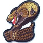 Snake Cobra Embroidery Patch Set 2 Pieces