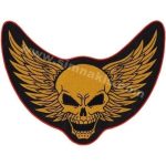 Skull Jacket Patch Set - Embroidery 2 Pieces (30x23 cm & 11x8 cm)
