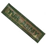Turkish Army Name Patch - 13x3 cm