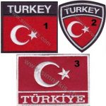 Turkey Turkish Flag Embroidery Patches