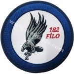 182 Squadron Embroidery Patch 9.5 cm