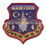 161 Squadron MANTIRN Sleeve Embroidery Patch 9 cm