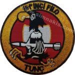 151 inci filo tunç Embroidery Patch 9.5x9.5 cm