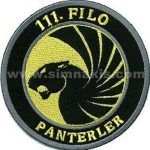 111 Filo Panthers Embroidery Patch - 9x9 cm