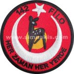 142 Filo Embroidery Patch - 9x9 cm