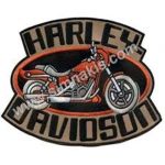 Harley Davidson Jacket Embroidery Patch Woven 30x24 cm