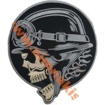 Skull Embroidery Patch - 20.5x23 cm