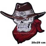 Cowboy Embroidery Patch - 28x29 cm
