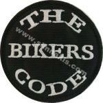 The Biker's Code Embroidery Patch - 6x6 cm
