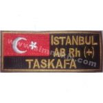 Flag Embroidery Name Tag 4x10 cm
