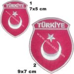 Turkey Written Flag Embroidery Patches