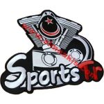Sports TR Embroidery Patch - 24x24 cm