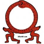 Ouroboros Embroidery Patch - 35x40 cm