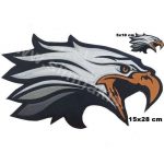 Eagle Embroidery Patch Set - 2 Pieces (5x10 cm & 15x28 cm)