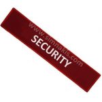 Security Embroidered Arm Sleeve Patch with Velcro - 40x8 cm