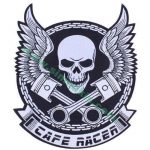 Cafe Racer Embroidery Jacket Patch - 26.5x32.5 cm