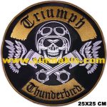 Triumph Thunderbird Embroidery Patch - 25x25 cm