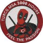 Turcg MSA 3000 Hours Feel The Passion Embroidery Patch - 9.5 cm