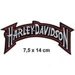 Harley Davidson Embroidery Patch - 7.5x14 cm