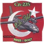 CN-232 25th Anniversary Embroidery Patch - 10x10 cm