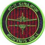 KT-1 Simulator Embroidery Patch - 9.5x9.5 cm