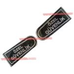 Special Security Epaulet White Embroidery Patch - 1st Pair