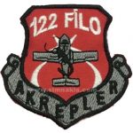 122nd Squadron Scorpions Embroidery Patch - 9x9 cm