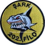 ŞARK 202nd Squadron Aviators Embroidery Patch - 9.5x9.5 cm