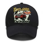 Explore Embroidered Patch Hat - Adjustable Velcro Strap