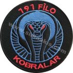 191 Squadron Embroidery Patch - 9x9 cm