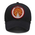 Pizza Party Embroidered Patch Hat - Adjustable Velcro Strap