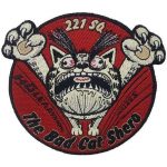 221 SQ The Bad Cat Shero Kedi Embroidery Patch - 10x11 cm