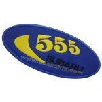 Subaru 555 Logo Embroidery Patch Badge 4.5x11 cm