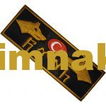 Göktürk Türk Wolf Embroidery Patch 4x11 cm