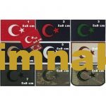 Türkiye Turkish flag embroidered patch 5x8 cm