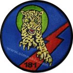 181st Squadron Embroidery Patch - 9.5 cm