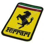 Ferrari Embroidery Patch Emblem 10x6.5 cm