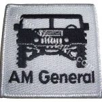 AM General Embroidery Patch Emblem 8x7.5 cm