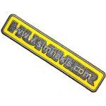 Hummer Embroidery Patch Emblem Text 12x2.5 cm