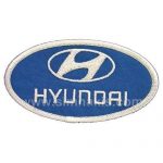 Hyundai Embroidery Patch Emblem Logo 9x5 cm