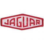 Jaguar Embroidery Patch Emblem Text 9x3.5 cm
