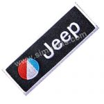 Jeep Embroidery Patch Emblem Text Black 12x4 cm
