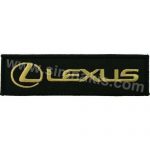 Lexus Embroidery Patch Emblem Text Gold 12x3 cm